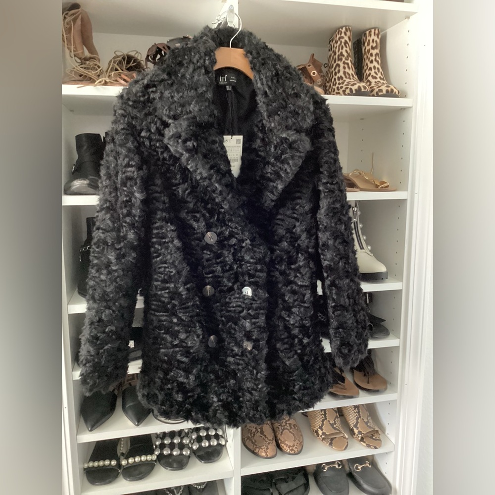 Zara faux fur jacket